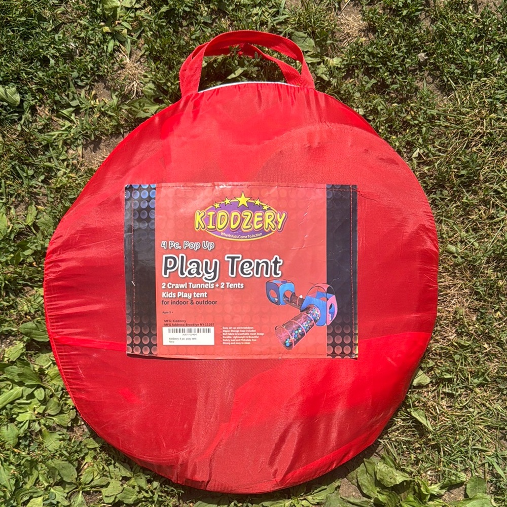 Red Play Tent for Kids